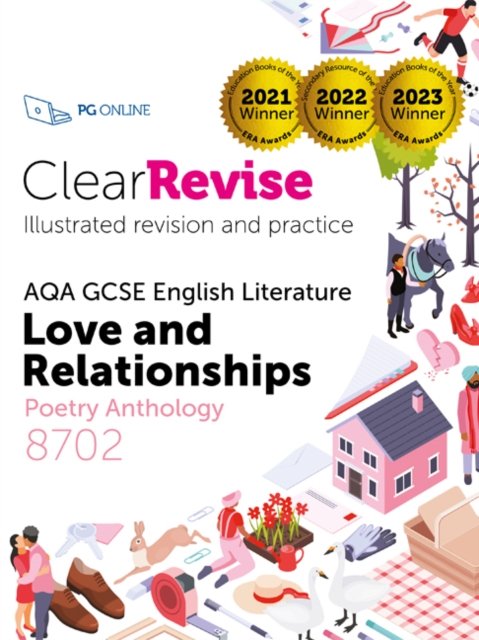 Cover for PG Online · ClearRevise AQA GCSE English Literature: Love and relationships, Poetry Anthology 8702 (Pocketbok) (2024)