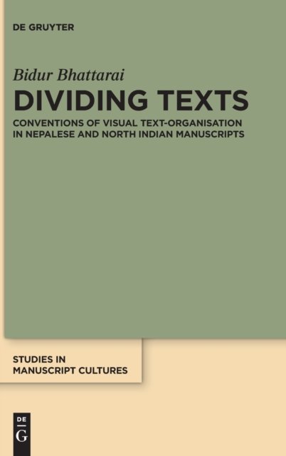 Cover for Bidur Bhattarai · Dividing Texts (Gebundenes Buch) (2019)
