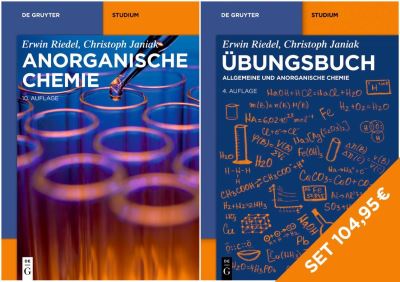 [SET Anorganische Chemie, 10. A. und Übungsbuch Allgemeine und Anorganische Chemie 4. A. ] - Erwin Riedel - Książki - de Gruyter GmbH, Walter - 9783111009070 - 19 grudnia 2022