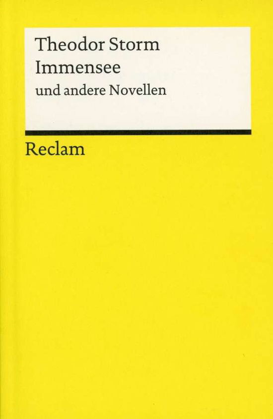 Cover for Keller · Immensee (Paperback Book)