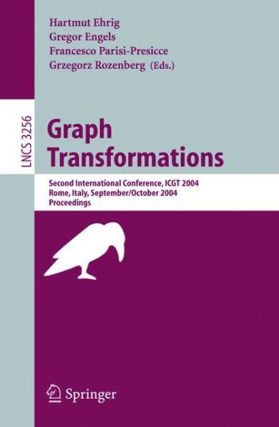 Cover for Hartmut Ehrig · Graph Transformations: Second International Conference, Icgt 2004, Rome, Italy, September 28 - October 1, 2004, Proceedings - Lecture Notes in Computer Science (Paperback Book) (2004)