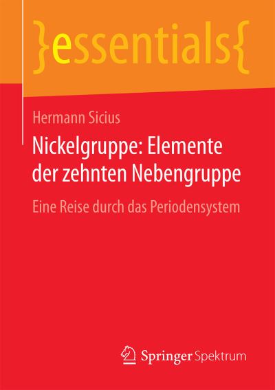 Cover for Sicius · Nickelgruppe: Elemente der zehnt (Book) (2017)