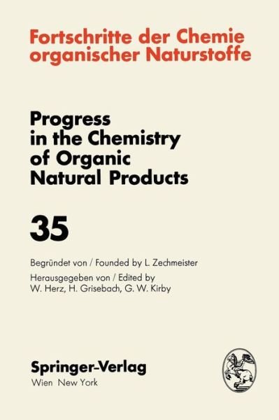 Cover for O R Gottlieb · Fortschritte der Chemie Organischer Naturstoffe / Progress in the Chemistry of Organic Natural Products - Fortschritte der Chemie organischer Naturstoffe   Progress in the Chemistry of Organic Natural Products (Paperback Book) [Softcover reprint of the original 1st ed. 1978 edition] (2012)