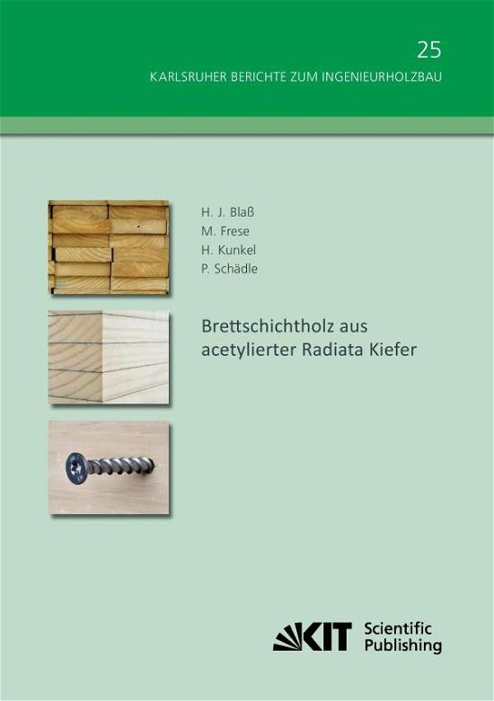 Cover for Blaß · Brettschichtholz aus acetylierter (Bok) (2014)
