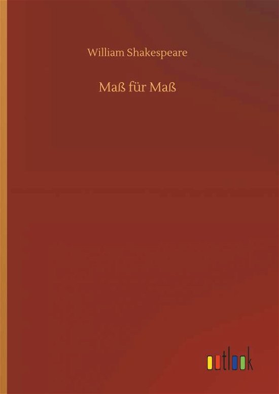 Cover for Shakespeare · Maß für Maß (Bog) (2018)