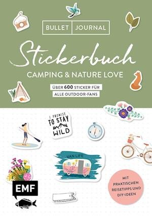 Cover for Edition Michael Fischer · Bullet Journal Stickerbuch - Camping &amp; Nature Love - Über 600 Sticker für alle Outdoor-Fans (Pocketbok) (2022)