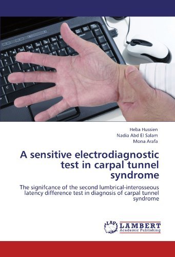 Cover for Mona Arafa · A Sensitive Electrodiagnostic Test in Carpal Tunnel Syndrome: the Signifcance of the Second Lumbrical-interosseous Latency Difference Test in Diagnosis of Carpal Tunnel Syndrome (Taschenbuch) (2011)