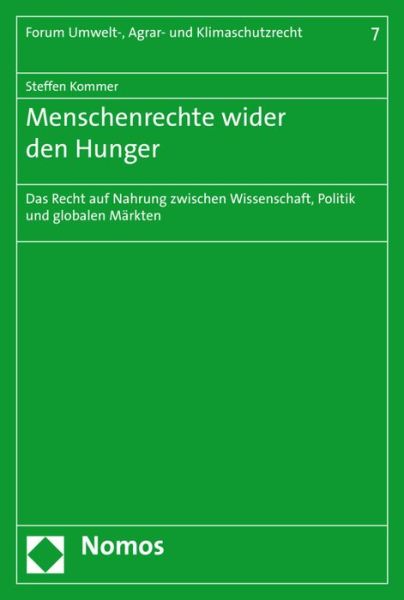 Cover for Kommer · Menschenrechte wider den Hunger (Book) (2016)