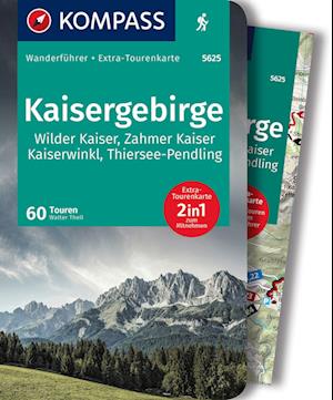 KOMPASS Wanderführer Kaisergebirge - Walter Theil - Książki - KOMPASS-Karten - 9783991216070 - 6 września 2022