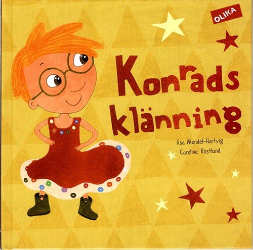 Cover for Mendel-Hartvig Åsa · Konrads klänning (Indbundet Bog) (2014)