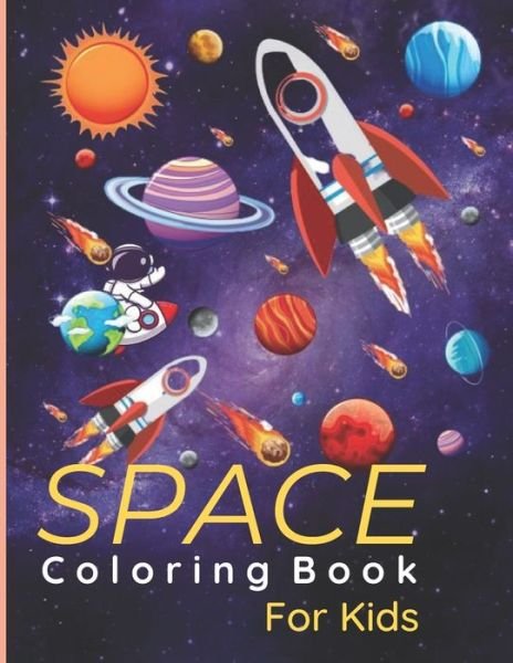 Cover for Med Stt · Space Coloring Book for Kids (Paperback Bog) (2020)