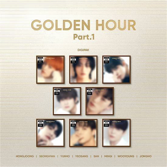 ATEEZ · Golden Hour Pt.1 (CD/Merch) [Europe Hello82 Pop-Up Digipack edition] [Hongjoong Version] (2024)
