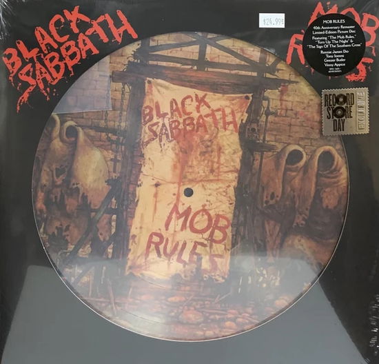 RSD 2021 - Mob Rules (LP - Picture Disc) - Black Sabbath - Musik - WARNER RECORDS - 0603497845071 - 12. Juni 2021