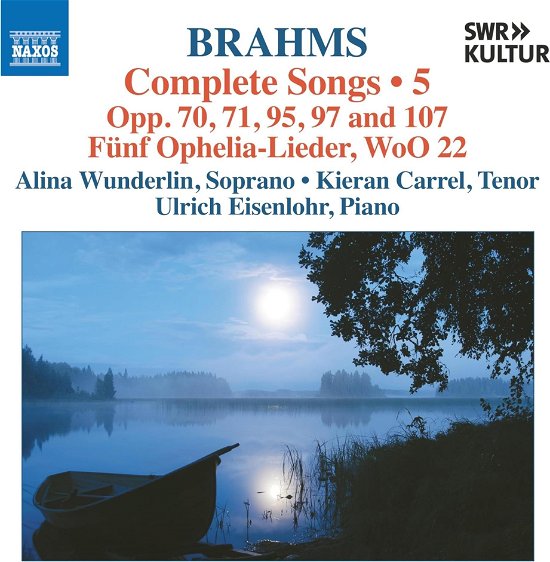 Cover for Alina Wunderlin · Johannes Brahms: Complete Songs, Vol. 5 (CD) (2024)