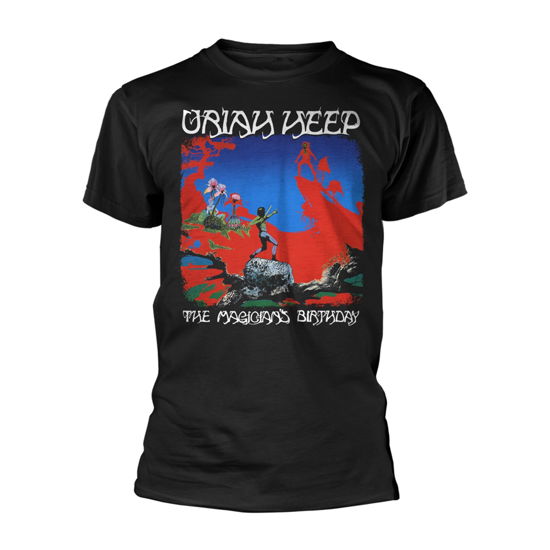 Cover for Uriah Heep · The Magicians Birthday (Black) (T-shirt) [size L] [Black edition] (2018)
