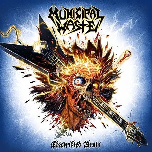 Cover for Municipal Waste · Electrified Brain (Blue Marble) (LP) (2022)