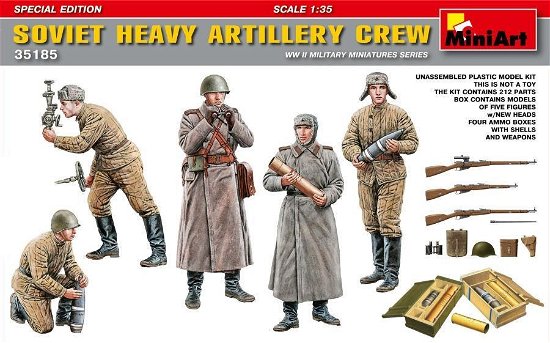 Cover for MiniArt · 1/35 Soviet Heavy Artillery Crew. S.e. (Toys)