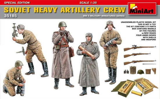 Cover for MiniArt · 1/35 Soviet Heavy Artillery Crew. S.e. (Toys)