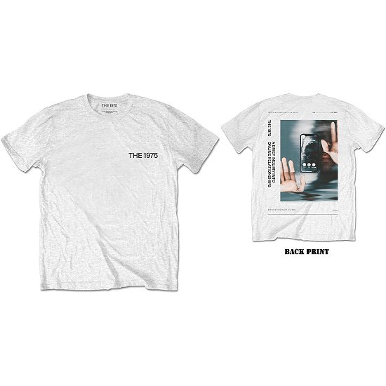 Cover for The 1975 · The 1975 Unisex T-Shirt: ABIIOR Side Face Time (Back Print) (T-shirt) [size S] [White - Unisex edition]