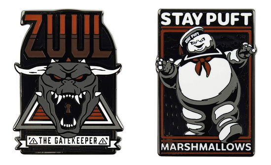 Pin Kings - Ghostbusters Zuul / Stay Puft Enamel Pin Badge Set - Numskull - Merchandise -  - 5056280420071 - October 9, 2020