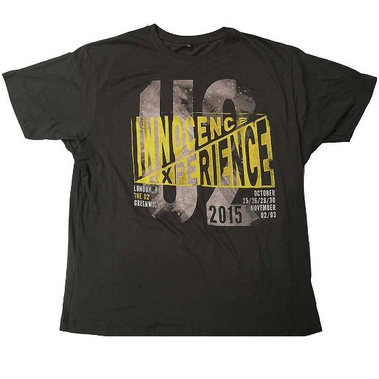 U2 Unisex T-Shirt: I+E London Event 2015 (Ex-Tour) - U2 - Produtos -  - 5056561002071 - 