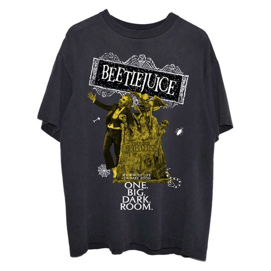 Beetlejuice Unisex T-Shirt: One Dark Room - Beetlejuice - Koopwaar -  - 5056561028071 - 