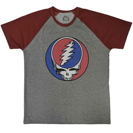 Grateful Dead Unisex Raglan T-Shirt: Steal Your Face Classic - Grateful Dead - Merchandise -  - 5056737210071 - December 1, 2023