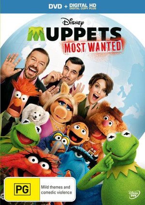 Cover for Muppets Most Wanted (DVD) (2014)
