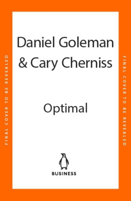 Cover for Daniel Goleman · Optimal: How to Sustain Excellence Every Day (Hardcover Book) (2024)