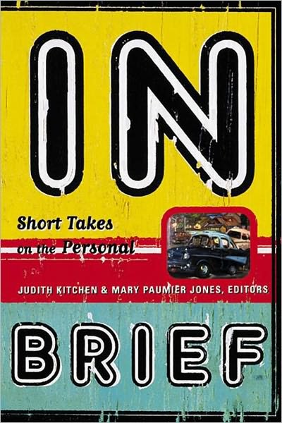 Cover for Judith Kitchen · In Brief: Short Takes on the Personal (Pocketbok) (1999)
