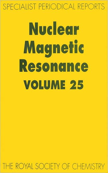 Cover for Royal Society of Chemistry · Nuclear Magnetic Resonance: Volume 25 - Specialist Periodical Reports (Gebundenes Buch) (1996)