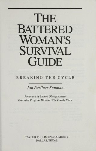 Cover for Jan Berliner Statman · The Battered Woman's Survival Guide: Breaking the Cycle (Paperback Book) (1990)