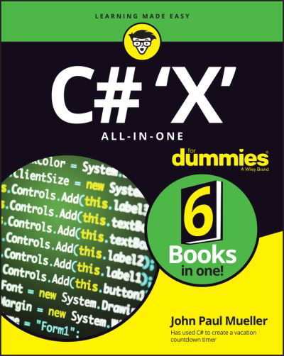 Cover for John Paul Mueller · C# 10.0 All-in-One For Dummies (Paperback Bog) (2022)