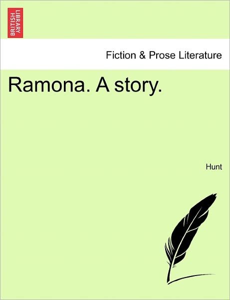 Cover for Tristram Hunt · Ramona. a Story. (Taschenbuch) (2011)