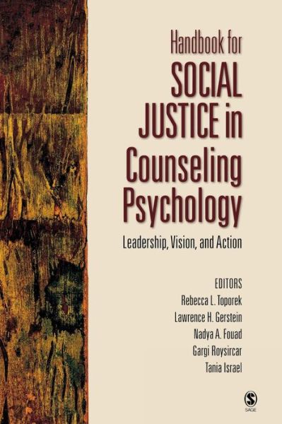 Cover for Rebecca L. Toporek · Handbook for Social Justice in Counseling Psychology: Leadership, Vision, and Action (Hardcover Book) (2006)