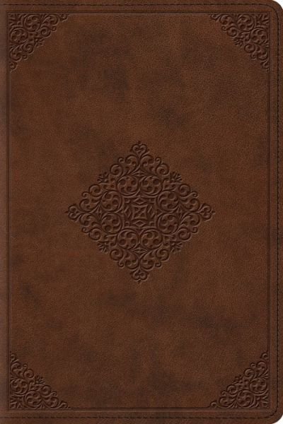 Cover for Crossway Bibles · ESV Study Bible, Personal Size (Læderbog) [Saddle Brown Imitation] (2014)