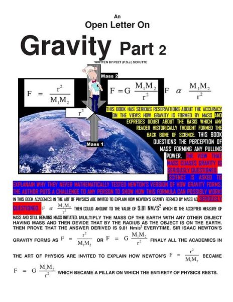 Cover for Schutte, Peet (P S J ) · An Open Letter on Gravity Part 2 (Paperback Book) (2014)