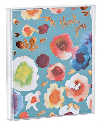 Blooms Thank You Notecard Set - Thank You Notecard Set - Kelly Ventura - Książki - teNeues Calendars & Stationery GmbH & Co - 9781623257071 - 15 kwietnia 2017