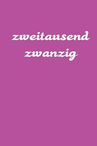 Cover for Taschenplaner by JilSun · Zweitausend Zwanzig (Pocketbok) (2019)