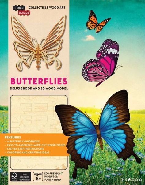 Incredibuilds: Butterflies Deluxe Book and Model Set - Ruth Tepper Brown - Bøger - Insight Editions - 9781682980071 - 25. juli 2017