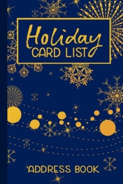 Cover for Weareads Books · Holiday Card List Address Book (Paperback Book) (2019)