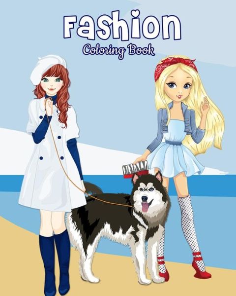 Cover for Sindy Jam · Fashion Coloring Book (Paperback Book) (2018)