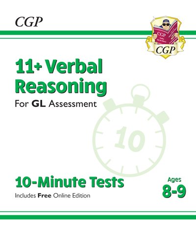 Cover for CGP Books · 11+ GL 10-Minute Tests: Verbal Reasoning - Ages 8-9 (with Online Edition) - CGP 11+ Ages 8-9 (Paperback Book) [With Online edition] (2022)