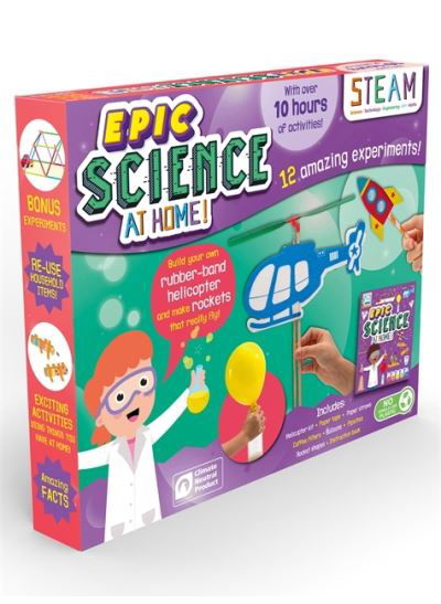 Cover for Igloo Books · Epic Science at Home - Children’s Arts and Crafts Activity Kit (Paperback Book) (2021)