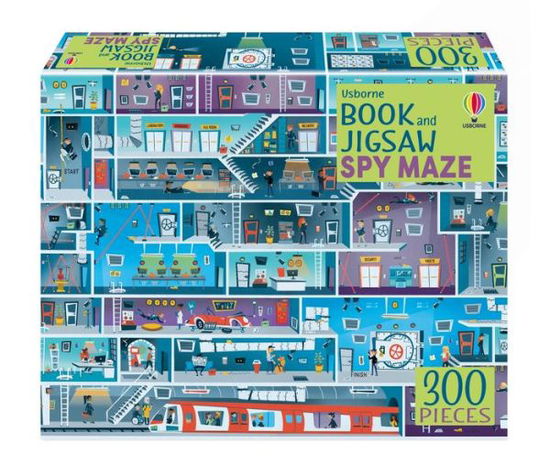 Usborne Book and Jigsaw Spy Maze - Usborne Book and Jigsaw - Kate Nolan - Bøger - Usborne Publishing Ltd - 9781803705071 - 9. november 2023