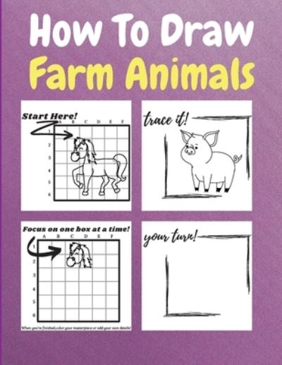 Cover for Curro Sauseda · How To Draw Farm Animals (Paperback Book) (2021)