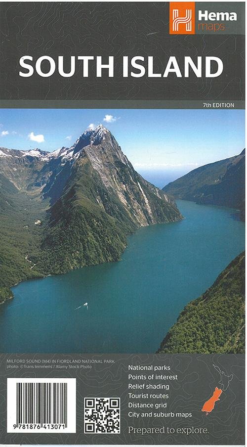 Cover for Hema Maps · Hema Maps: New Zealand: South Island Map (Hardcover Book) (2016)