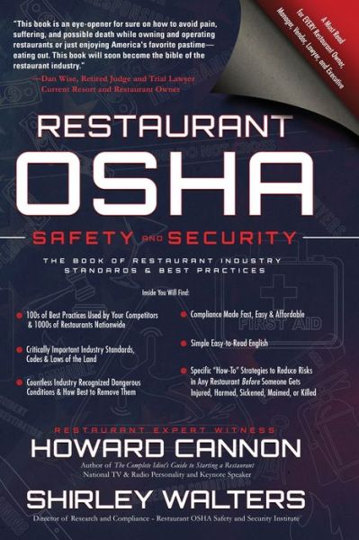 Cover for Howard Cannon · Restaurant OSHA Safety and Security (Hardcover Book) (2016)