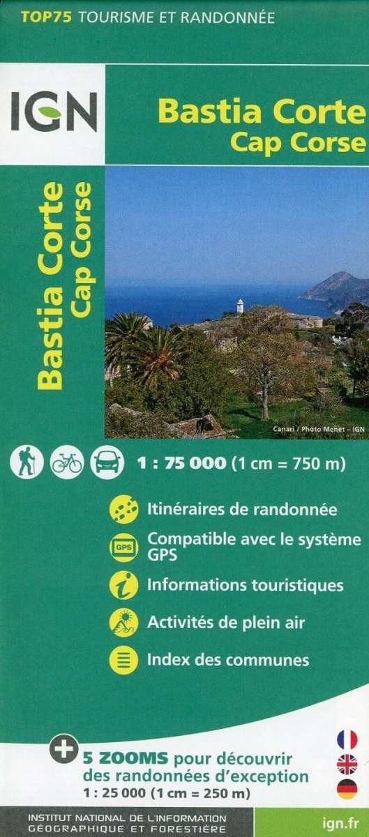 Cover for Ign · IGN TOP75: Bastia - Corte - Cap Corse (Drucksachen) (2015)