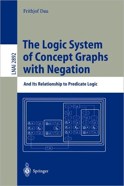 Cover for Frithjof Dau · The Logic System of Concept Graphs with Negation: and Its Relationship to Predicate Logic - Lecture Notes in Computer Science (Paperback Bog) (2003)